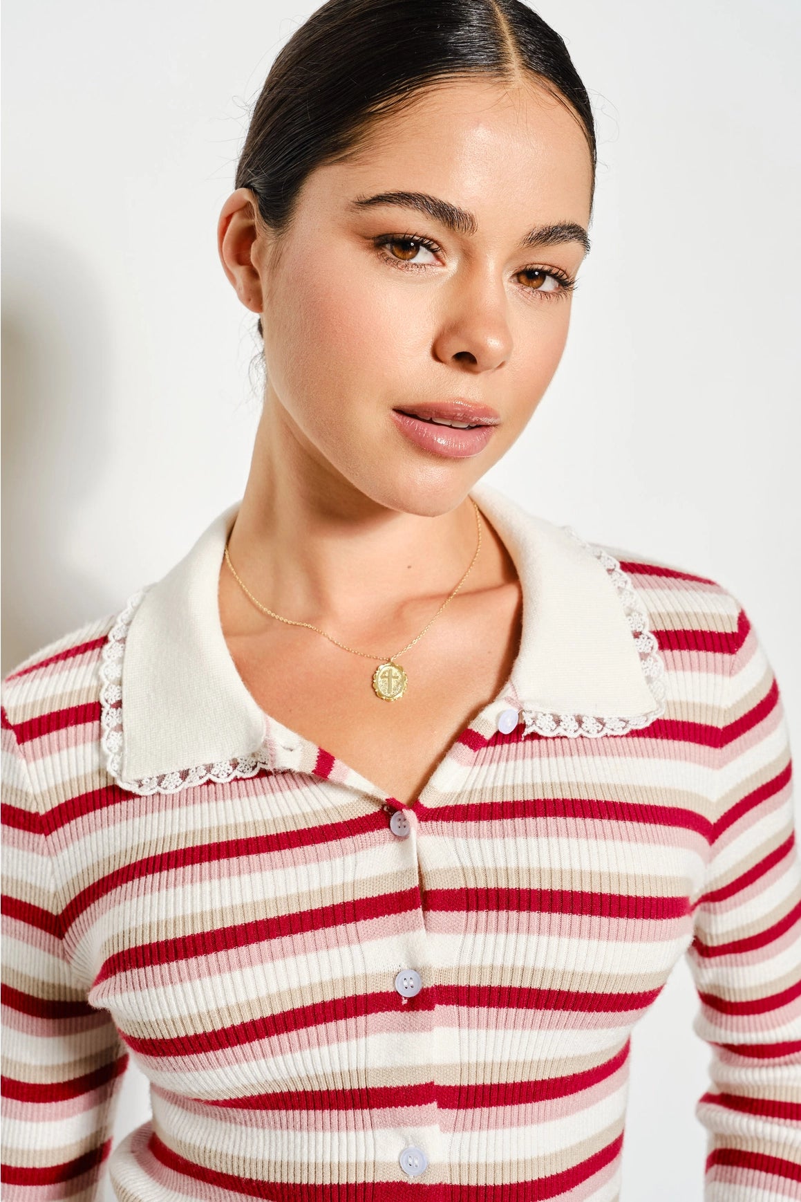 Presley Striped Cardigan