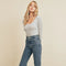 Pointelle Scoop Long-Sleeve Tee-TOP-Dress Forum-S-ICE LILAC-Urbanheer