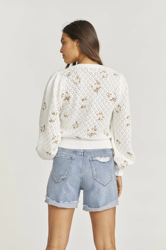 White Pointelle Cardigan X Provence-Cardigan-DRIFTWOOD-XS-Urbanheer