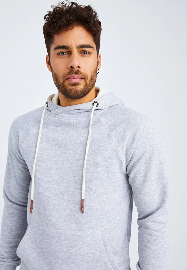 Men'S Hoodie Hood Grey-Hoodie-Leif Nelson GmbH-M-Urbanheer