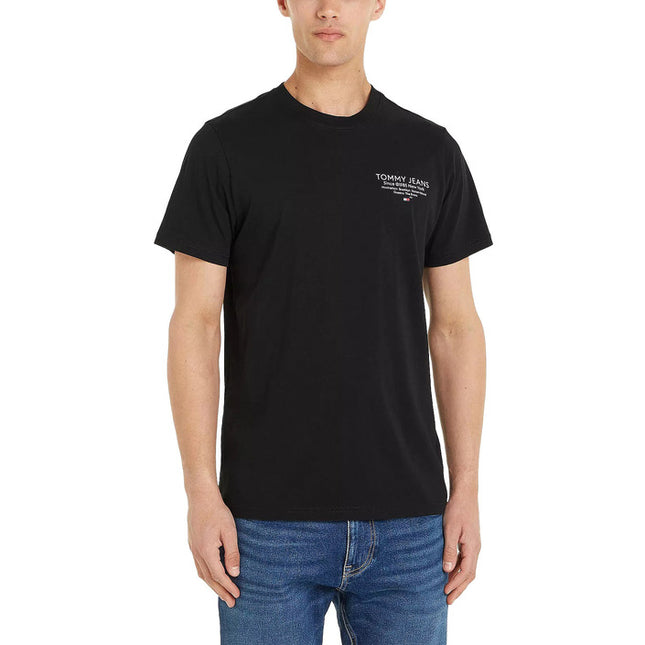 Tommy Hilfiger Jeans Men T-Shirt-Clothing T-shirts-Tommy Hilfiger Jeans-black-3-S-Urbanheer