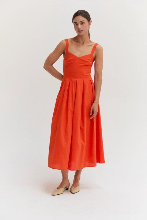 Valerie Bustier Fit and Flare Dress