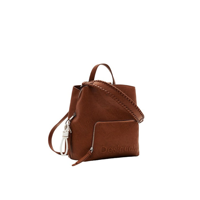 Desigual Women Bag-Accessories Bags-Desigual-brown-Urbanheer