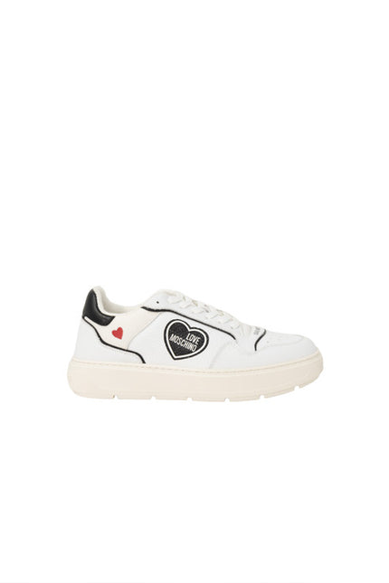 Love Moschino Women Sneakers-Shoes Sneakers-Love Moschino-white-35-Urbanheer