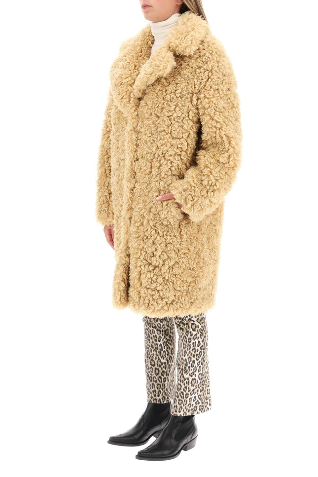 'Camille' Faux Fur Cocoon Coat