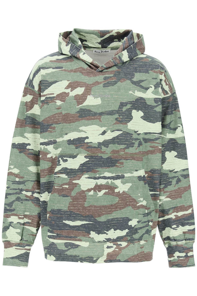 Camouflage Hoodie Sweatshirt With