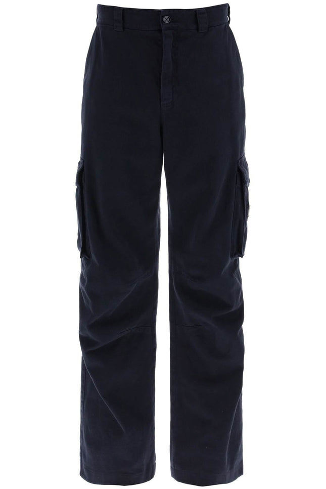 Cargo Pants With Logo Plaque