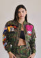True Freedom Multi Patches MA-1 Jacket Wood Camo