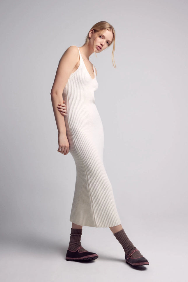 Gala Cashmere Knitted Dress-Clothing - Women-Leap Concept-Urbanheer