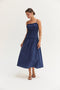 Jamie Scoop Neck Poplin Midi Dress