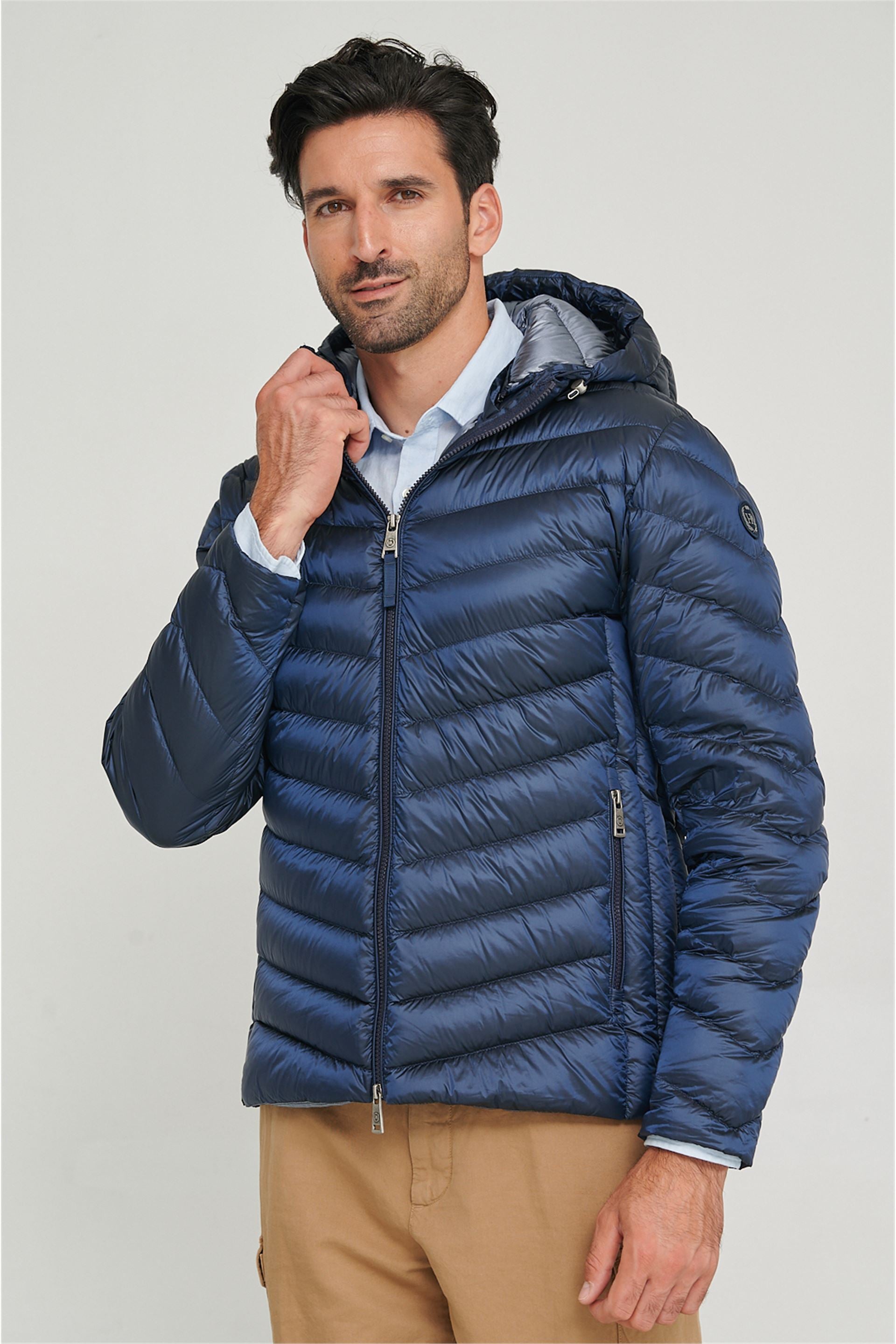 FENIX Lightweight Men'S V-Shaped Short Jacket-Henry Arroway-S-NAVY-Urbanheer