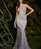 Fitted Beaded Gown-Evening-Tux-USA-4-Lt Blue-Urbanheer