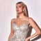 Fitted Beaded Gown-Evening-Tux-USA-4-Lt Blue-Urbanheer