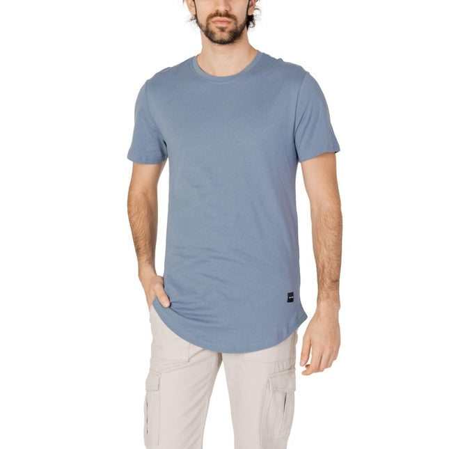 Only & Sons Men T-Shirt-Clothing T-shirts-Only & Sons-light blue-XS-Urbanheer