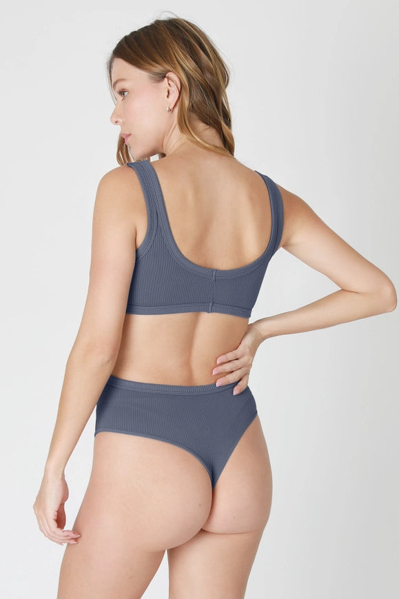 Deep V Neck Cutout Bodysuit-Bodysuit-NIKIBIKI-Black-Urbanheer