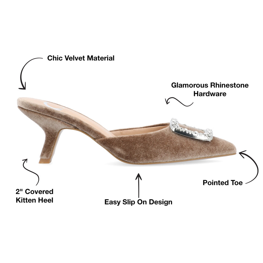 Journee Collection Women's Rishie Pump Taupe-Shoes Pumps-Journee Collection-5.5-Urbanheer