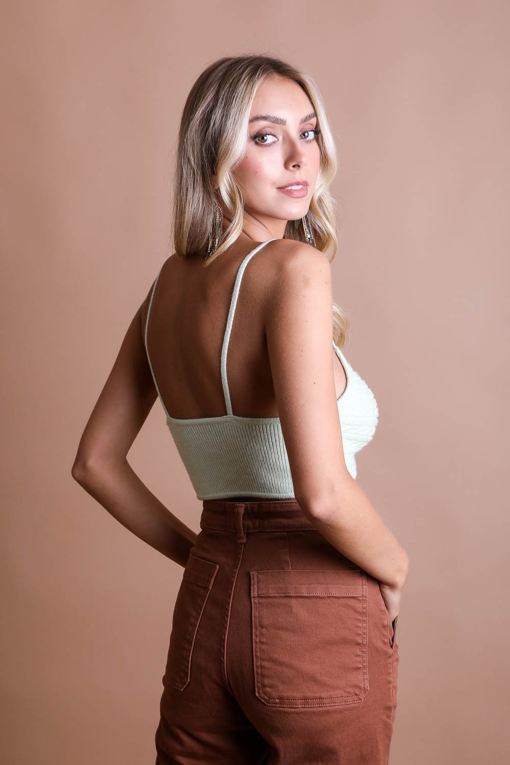 Cuddle Season Knit Pattern Brami-Periwinkle Aether-M/L-Mint-Urbanheer