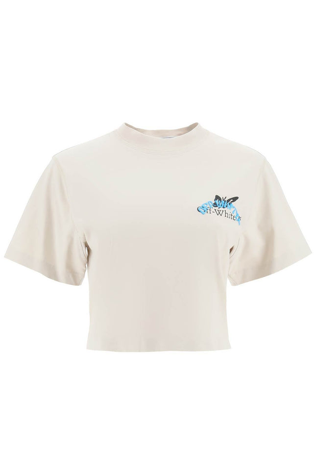 Cropped Butterfly T-Shirt
