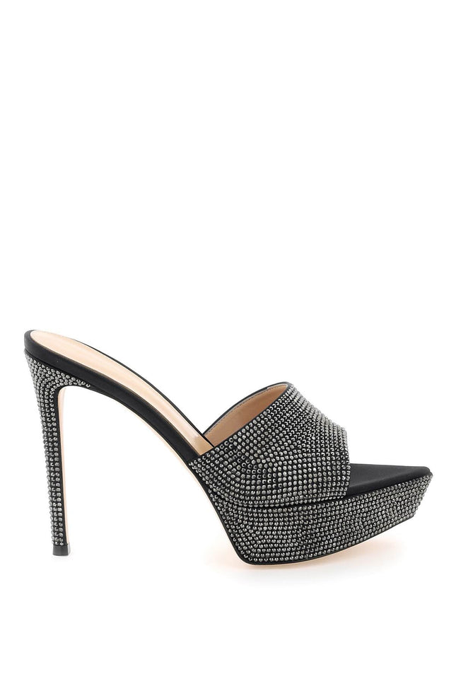 'crystal tracey' mules - Black