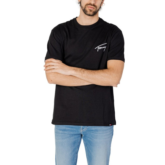 Tommy Hilfiger Jeans Men T-Shirt-Clothing T-shirts-Tommy Hilfiger Jeans-black-3XL-Urbanheer