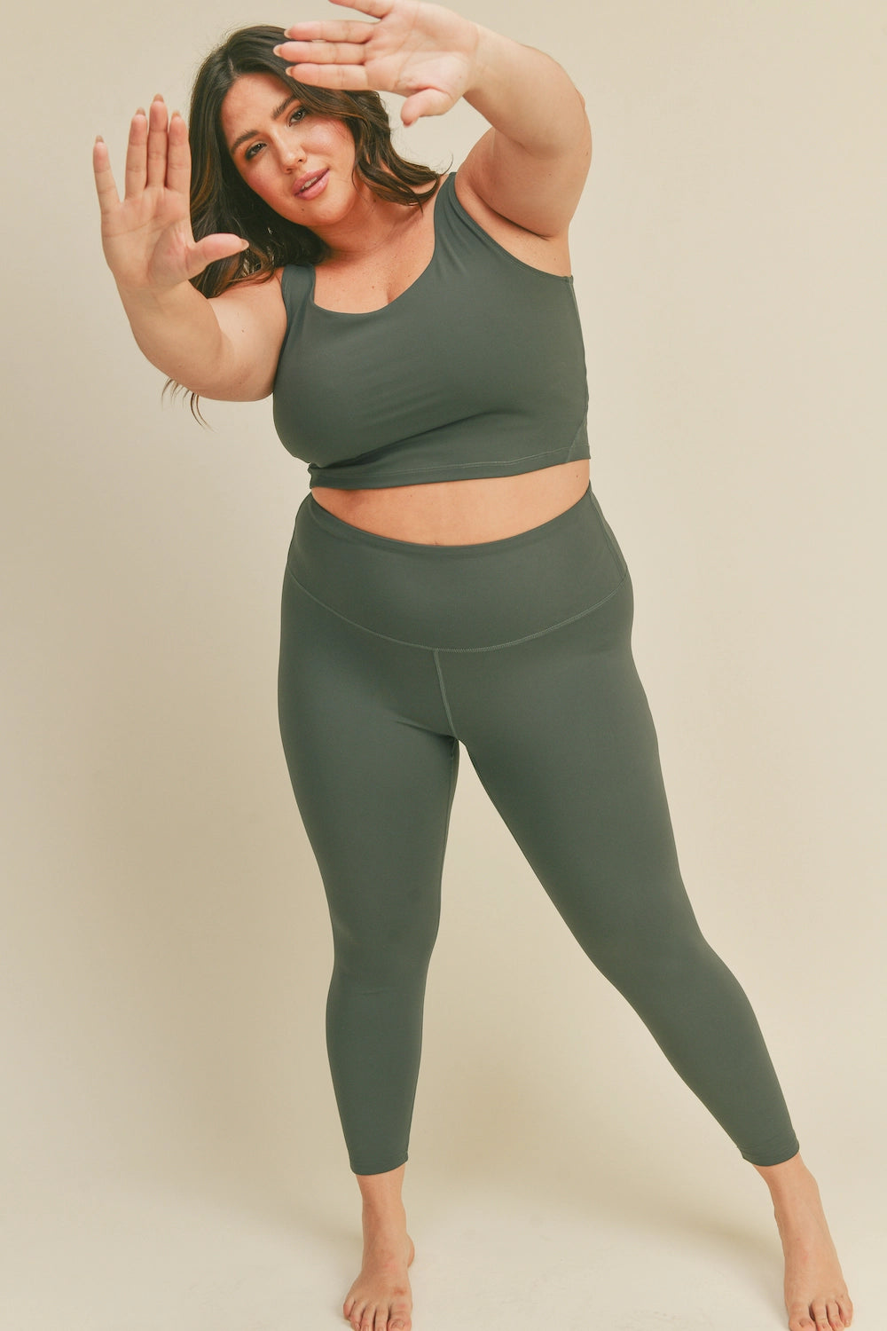 Aligned Performance Cropped Tank Top-Clothing - Women-Kimberly C-Black-1X-Urbanheer