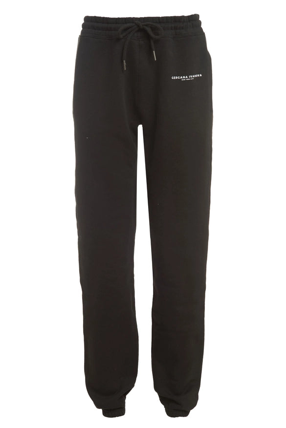 Organic Cotton Joggers Black-Joggers-Gergana Ivanova-XS-Urbanheer