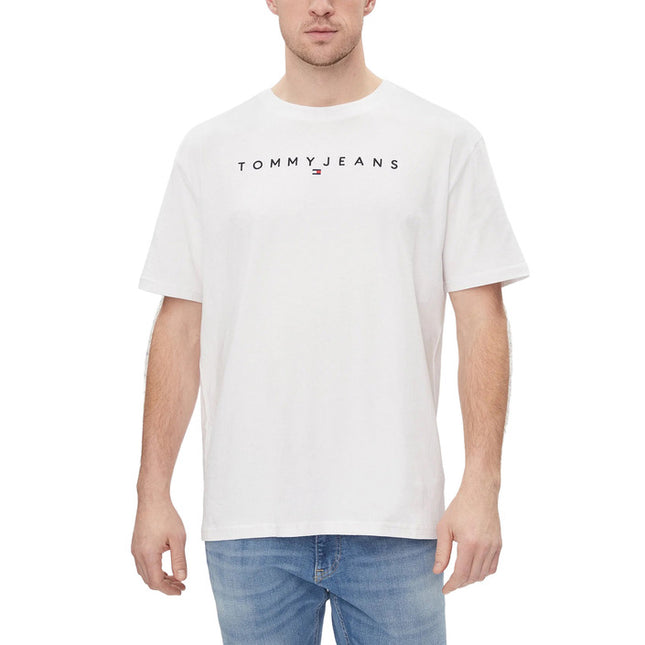 Tommy Hilfiger Jeans Men T-Shirt-Clothing T-shirts-Tommy Hilfiger Jeans-white-1-S-Urbanheer