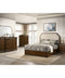 5-Piece Queen Bedroom Set with Upholstered Headboard, Dresser, Mirror, Chest &amp; Nightstand