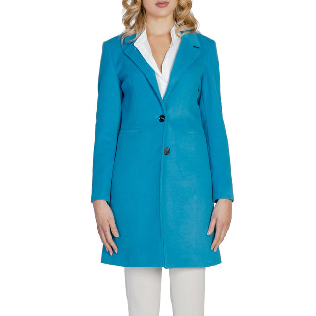 Sol Wears Women Women Coat-Sol Wears Women-light blue-40-Urbanheer