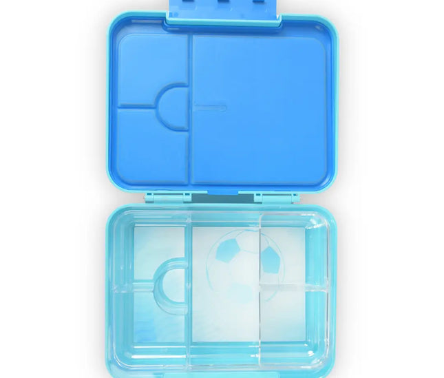 Bento Lunchbox (Large) - Light Blue Soccer-Mum Made Yum-Urbanheer