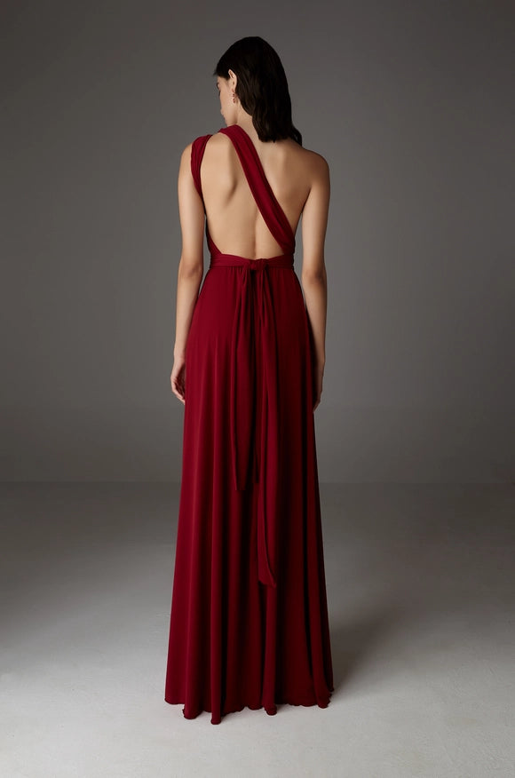 Maxi Dress Burgundy-Dress-Ceylan BCN-UNICAL-Urbanheer