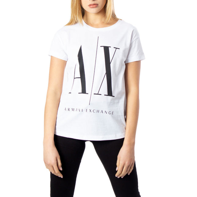 Armani Exchange Women T-Shirt-Clothing - Women-Armani Exchange-white-S-Urbanheer
