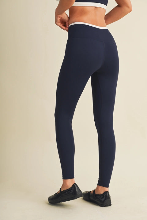 Contrast Binding Legging
