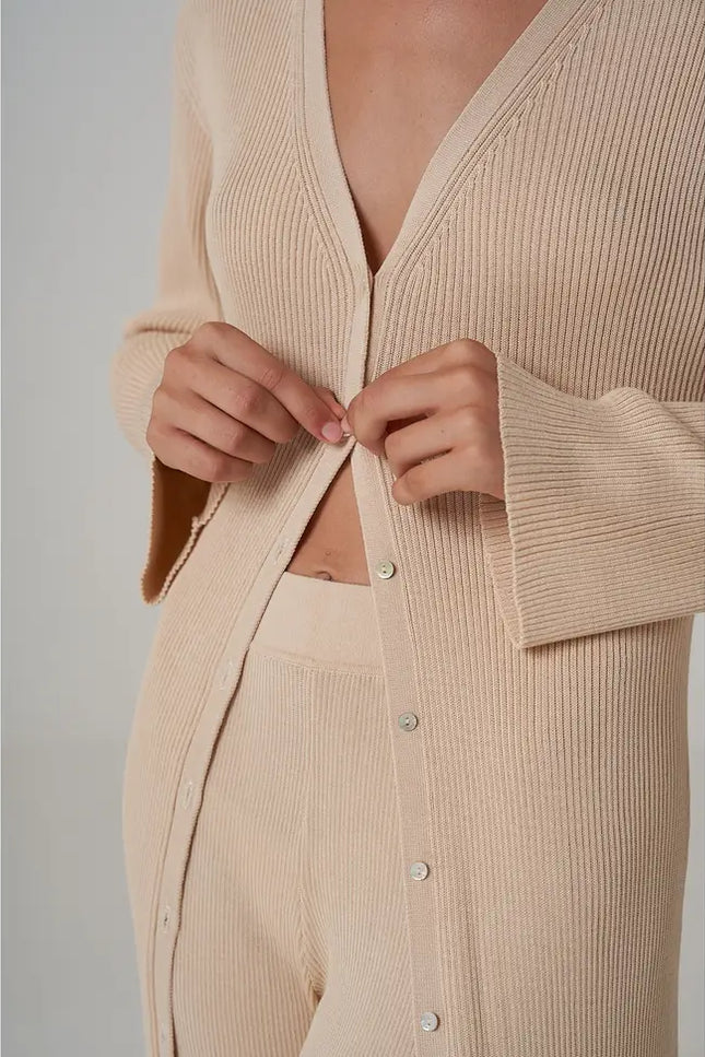 Adila Knitted Dress Cardigan-Leap Concept-Urbanheer