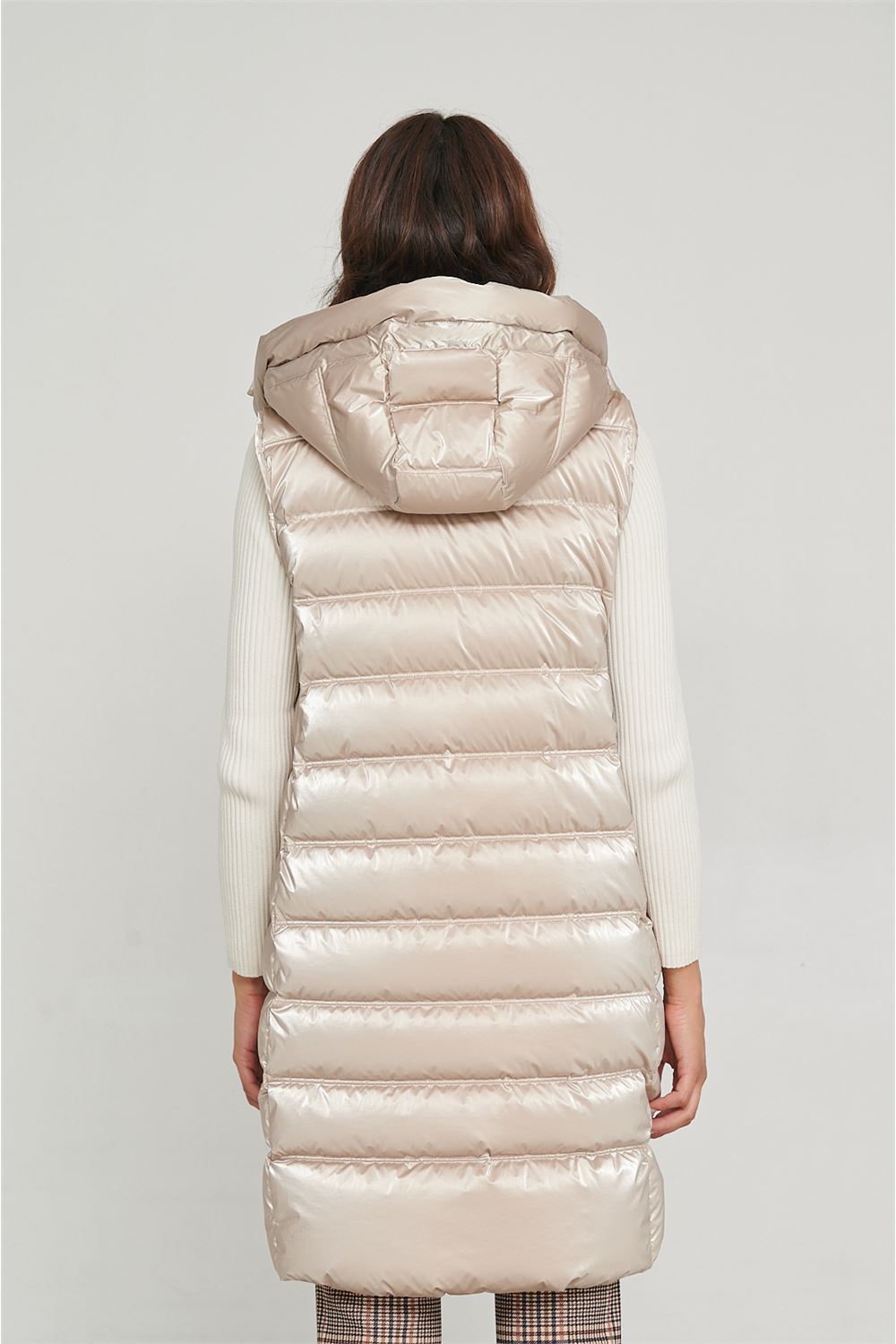 DAKOTA WOMAN LONG VEST CHAMPAGNE-Vest-Henry Arroway-XS-CHAMPAGNE-Urbanheer