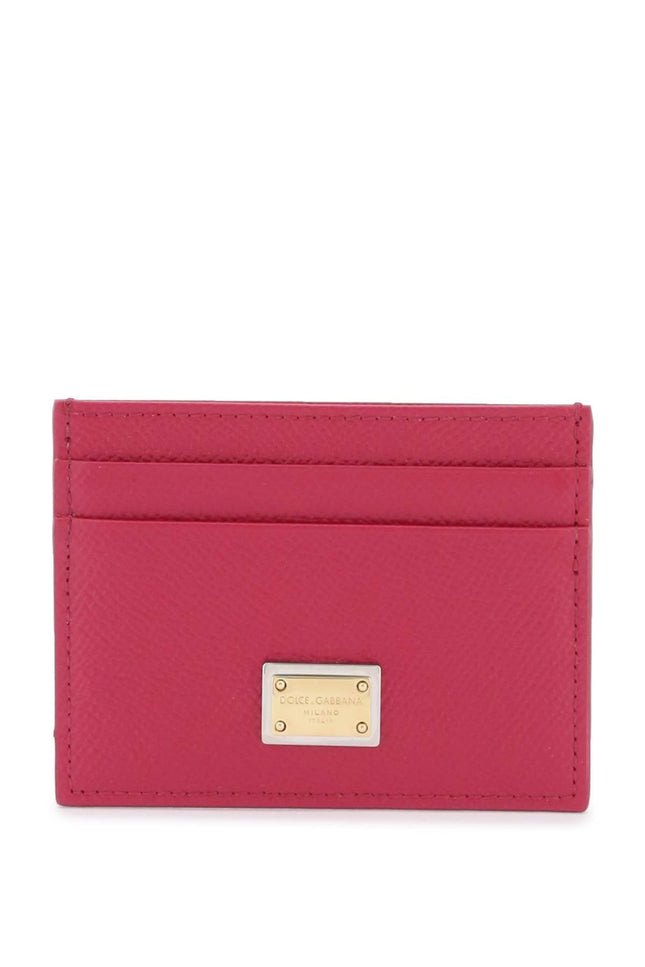 dauphine leather card holder