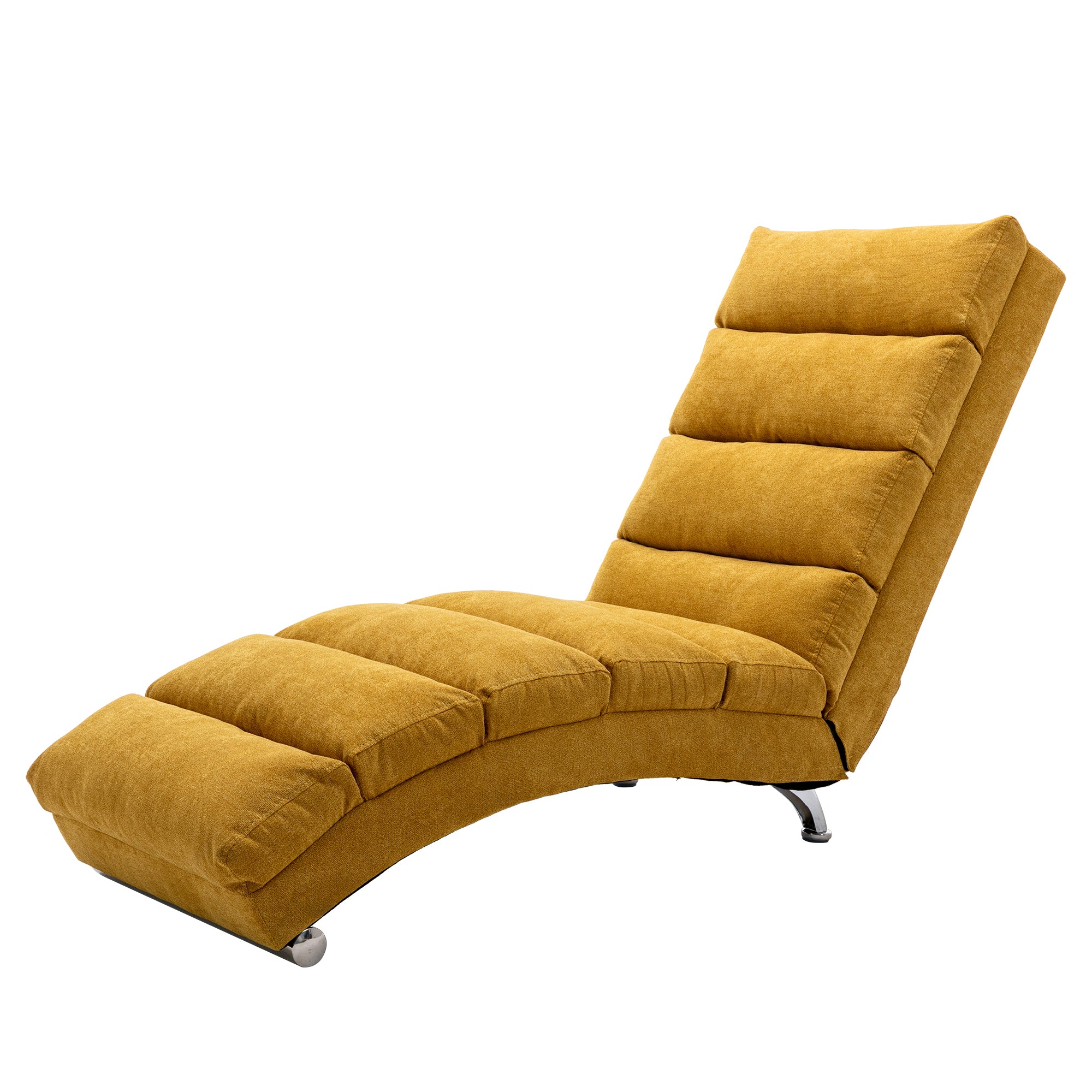 Linen Chaise Lounge Modern Message Chair-Accent Chair-G-BlakHom-Urbanheer