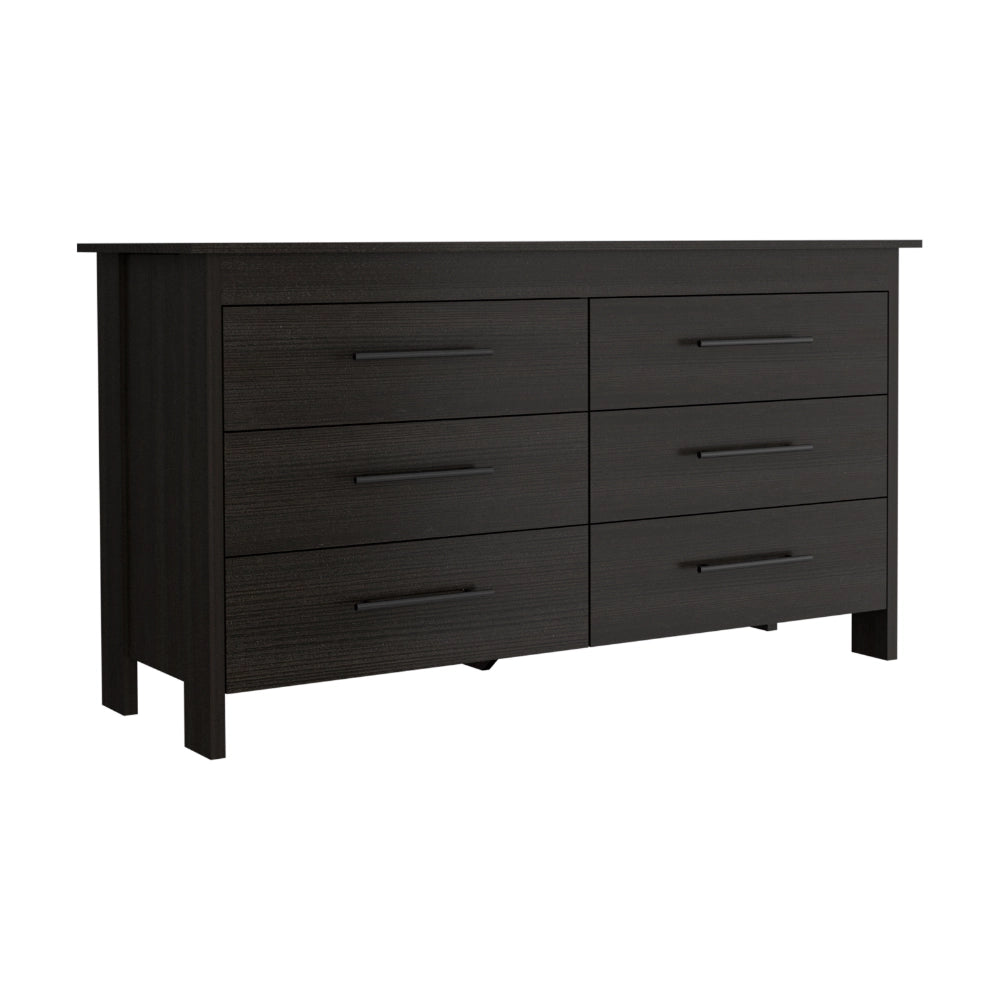 Luxor Six Drawer Double Dresser-Furniture > Cabinets & Storage > Chest of drawers-FM FURNITURE-light oak-Urbanheer