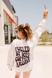 Coffee And Anxiety Crewneck Sweatshirt-Sweatshirt-Shop Karma Tees-S-Urbanheer