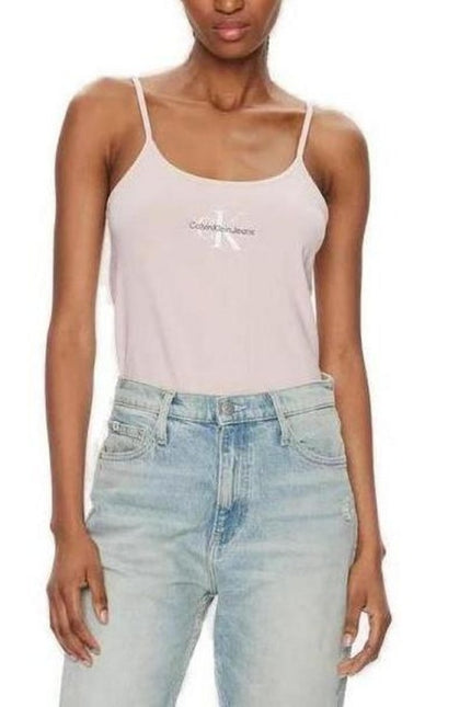 Calvin Klein Jeans Women Undershirt-Clothing Tank-Top-Calvin Klein Jeans-pink-XS-Urbanheer