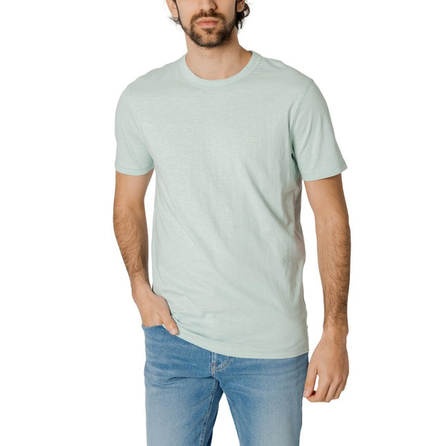 Boss Men T-Shirt-Clothing T-shirts-Boss-turquoise-S-Urbanheer