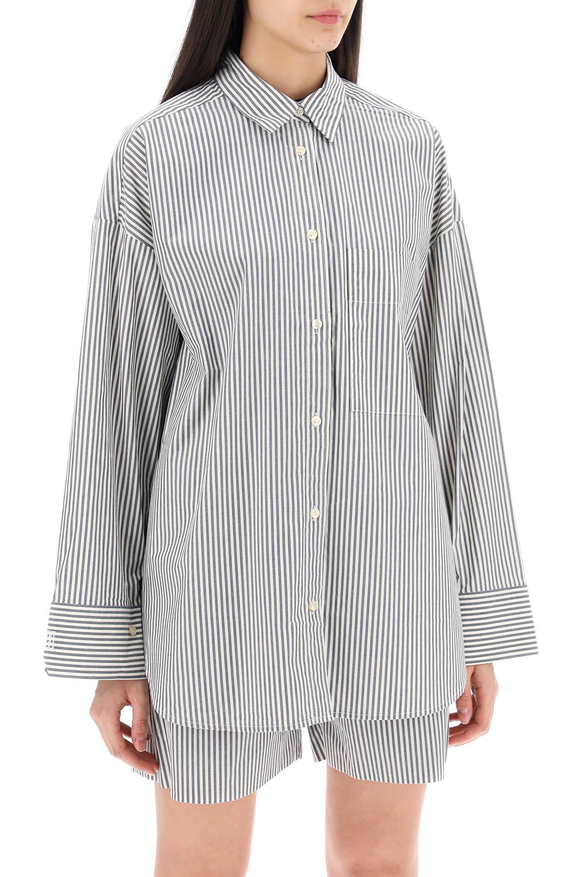 Derris Shirt-women > clothing > shirts and blouses > shirts-By Malene Birger-36-Bianco-Urbanheer