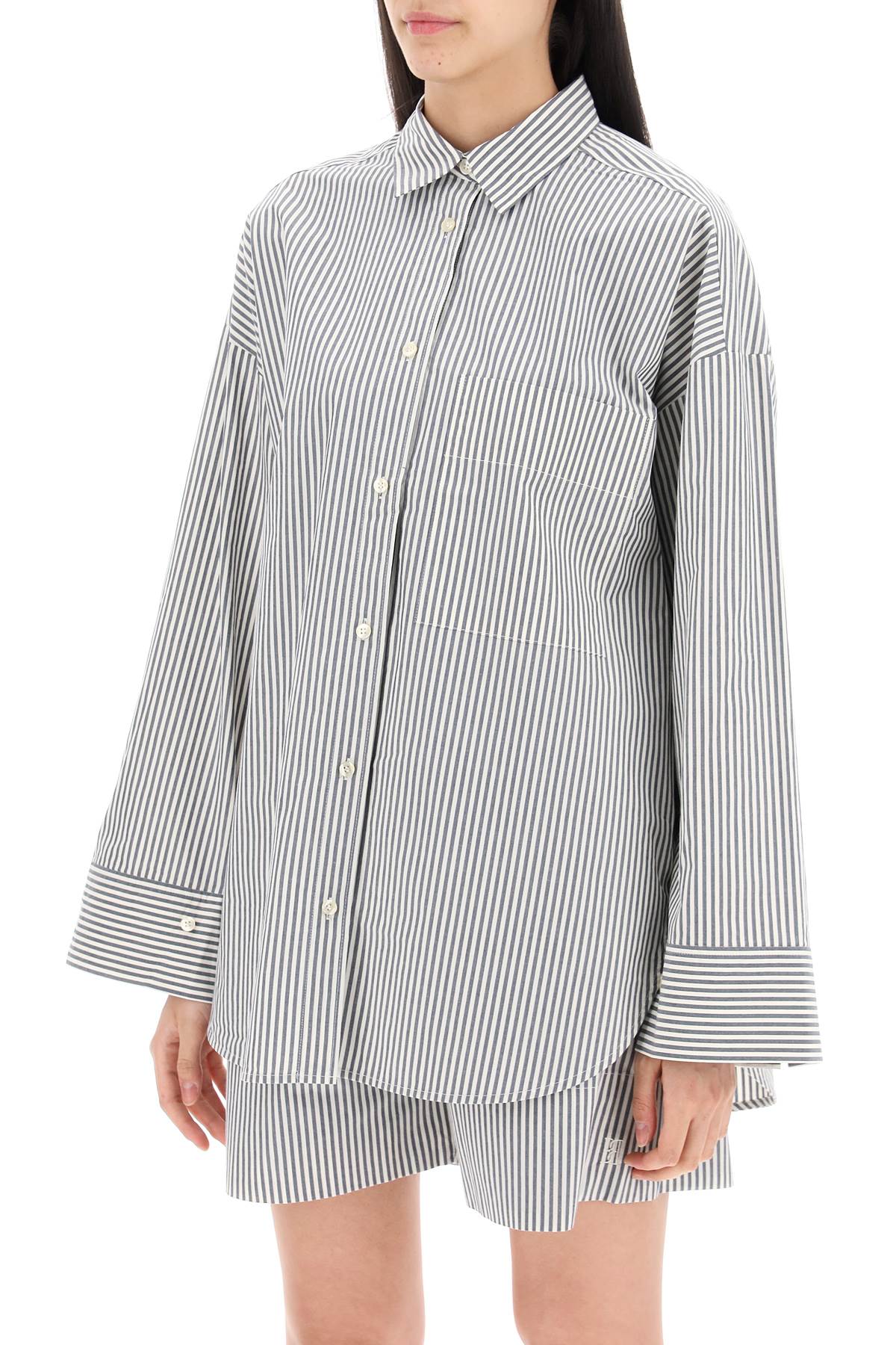 Derris Shirt-women > clothing > shirts and blouses > shirts-By Malene Birger-36-Bianco-Urbanheer