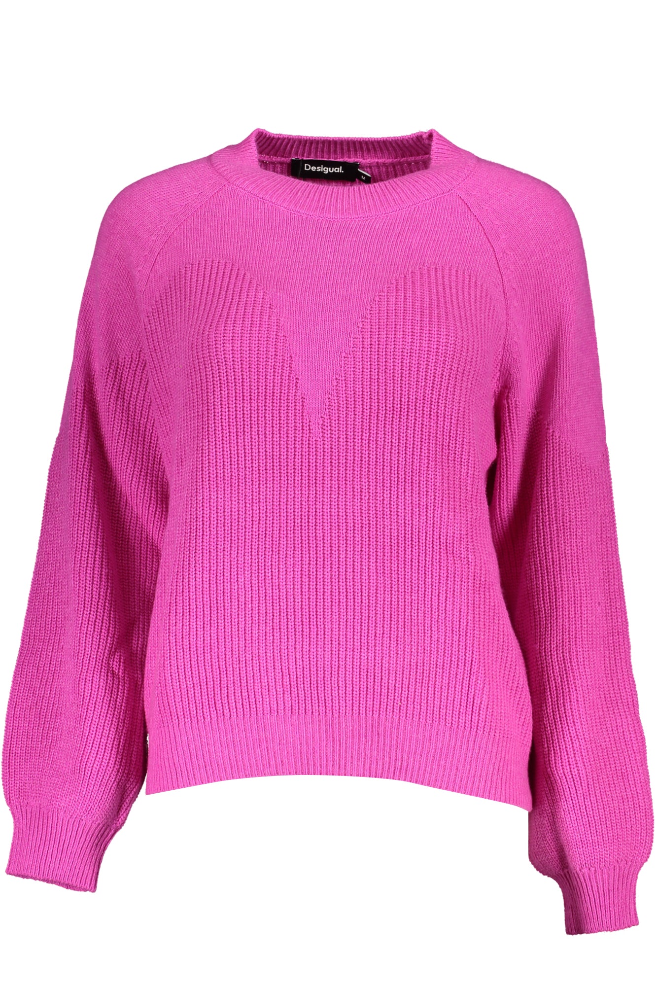 Desigual Pink Women Sweater Rosa-Maglie-DESIGUAL-PINK-L-Urbanheer