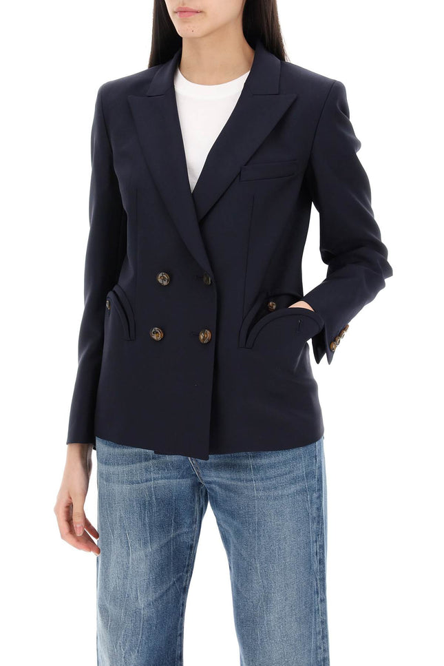 "Double-Breasted Blazer For
