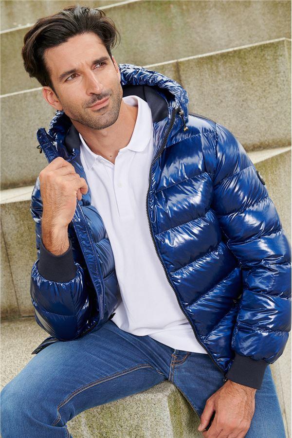 Henry Arroway Puffer Dwayne Men Puffer Jacket-Clothing - Women-Henry Arroway-Blue-S-Urbanheer