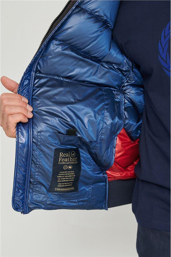 Henry Arroway Puffer Dwayne Men Puffer Jacket-Clothing - Women-Henry Arroway-Blue-S-Urbanheer