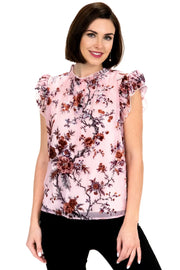 Vixen Top - Vineyard Bloom Pink-Clothing - Women-Eva Franco-XXS-Urbanheer