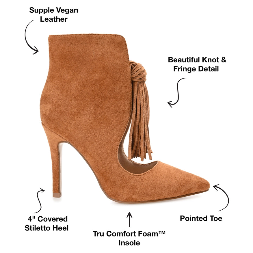 Journee Collection Women's Tru Comfort Foam™ Cameron Bootie Tan-Bootie-Journee Collection-5.5-Urbanheer