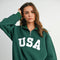 Quarter Zip Long Sleeve Sweatshirt